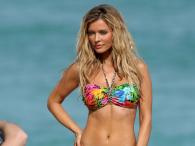 Joanna Krupa  w bikini na plaży w Miami