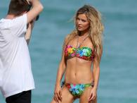 Joanna Krupa  w bikini na plaży w Miami
